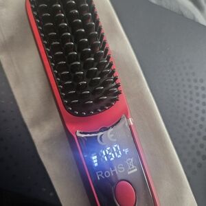 Red Electric Hair Brush